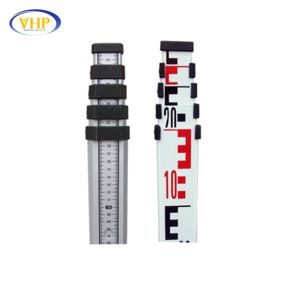 Vạch chia chi tiết của mia máy thủy bình