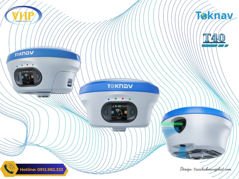 Kiểu Dáng Máy GPS RTK Toknav T40
