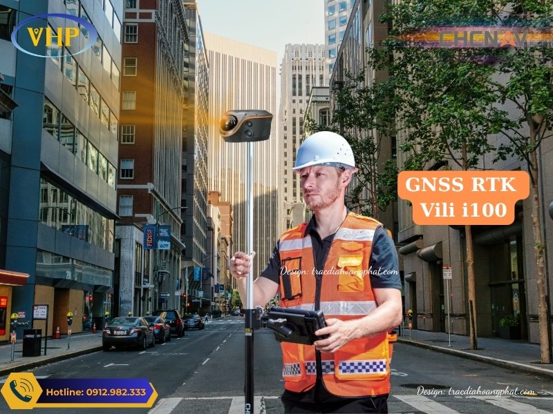 Máy GPS RTK CHC ViLi i100 Thiết bị RTK Chuyên Nghiệp Chuyên đo trong đo thị