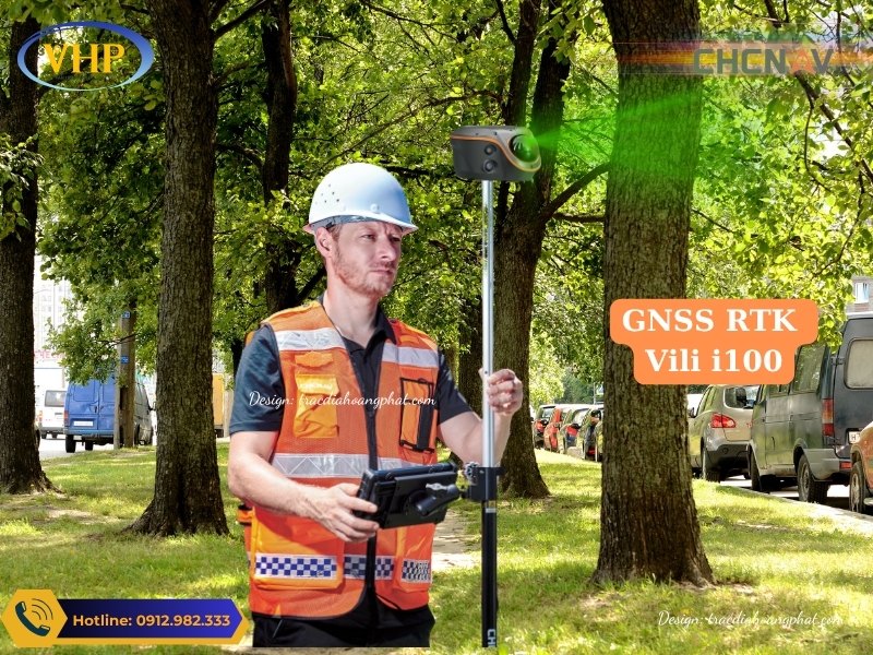 Máy GPS RTK CHC ViLi i100 Ứng dụng đo địa hình nhanh chóng và đơn giản