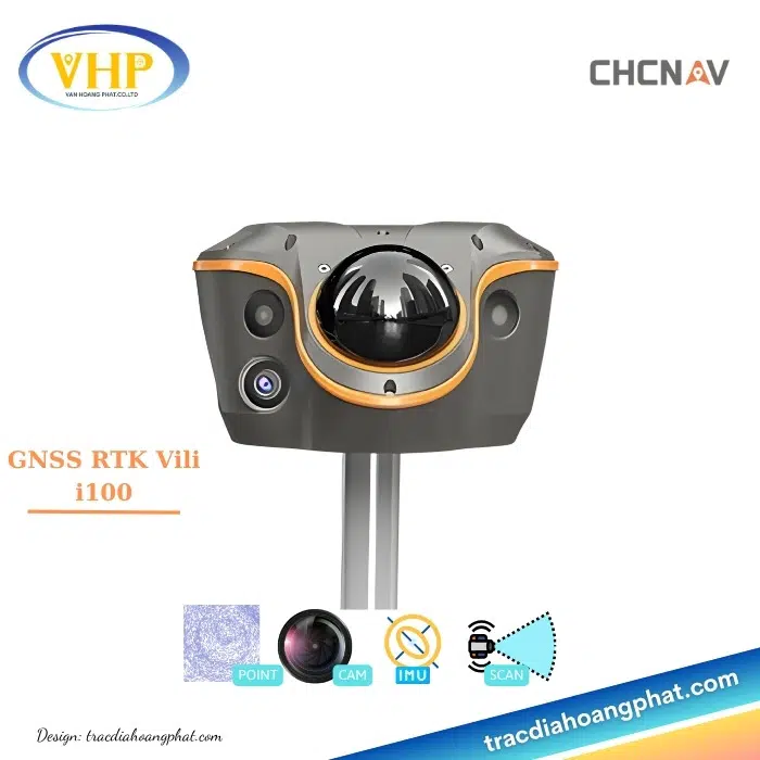 Máy GPS RTK CHC ViLi i100 – Siêu Thiết Bị GNSS All-in-one: LiDAR, SCAN 3D, Đo Gián Tiếp Bằng Camera