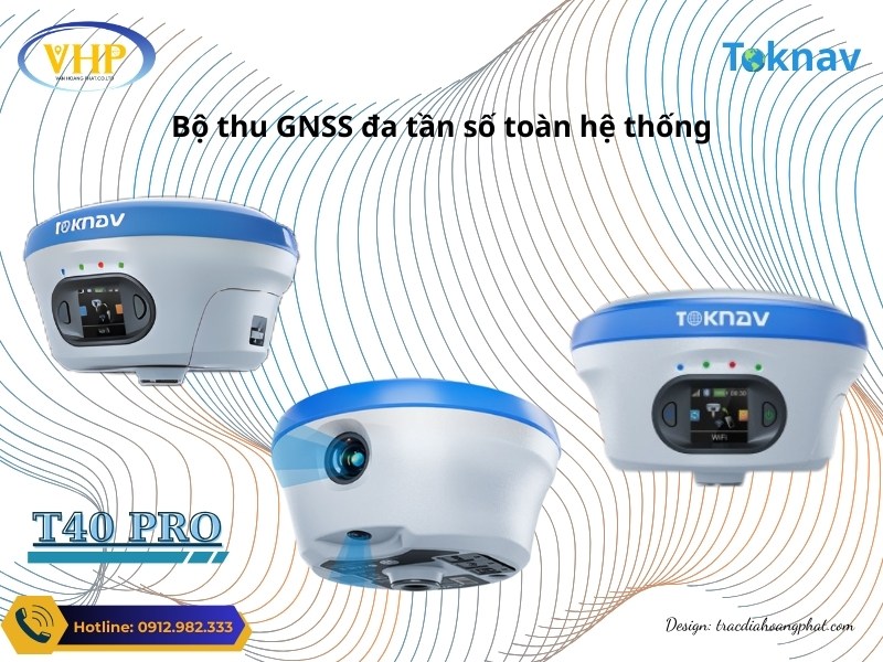 Cấu tạo Máy GPS RTK Toknav T40Pro với hai pin lion dung lượng cao