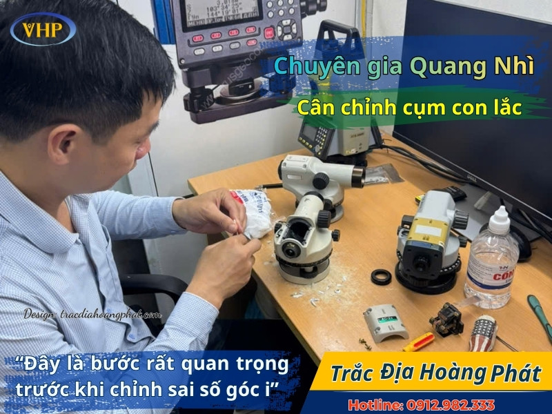 Sai số máy thủy bình có thể do hệ quang học, người đo, mia, môi trường và hao mòn theo thời gian.