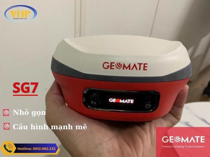 Máy GPS RTK GeoMate SG7 Cấu Hình Mạnh Mẽ Với 1608 Kênh