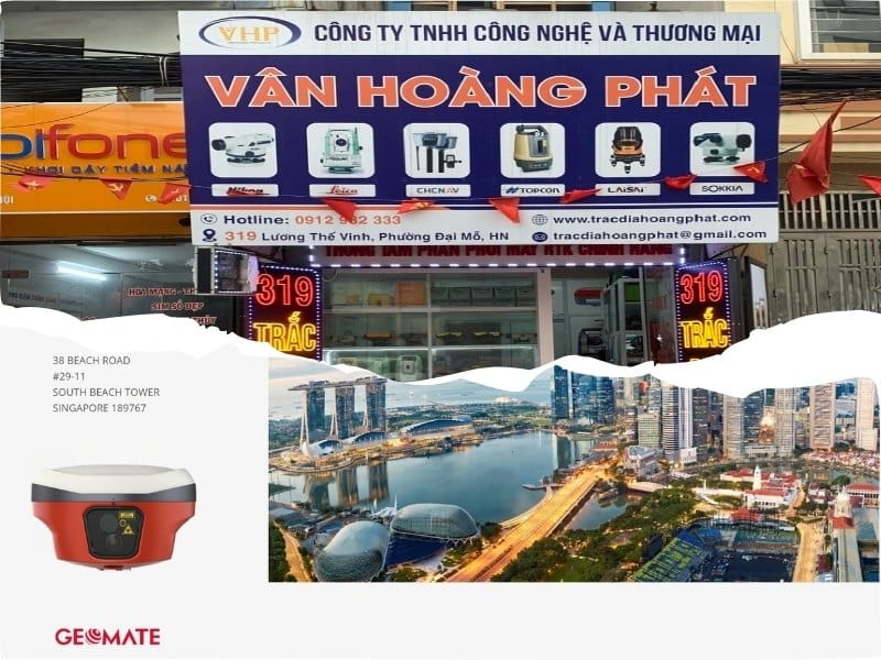 Trắc Địa Hoàng Phát đơn vị phân phối các dòng máy hãng Geomate hàng đầu tại Việt Nam