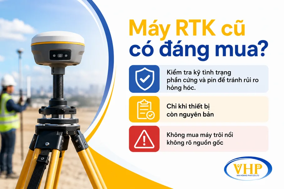 Mua Máy Đo RTK Cũ Ở Đâu Uy Tín – Giá Rẻ – Hướng Dẫn Chọn Máy